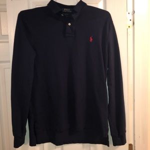 Men’s Polo collared long sleeve shirt size Medium
